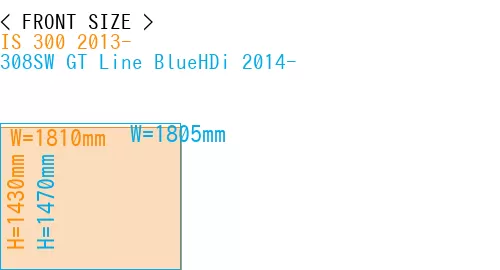 #IS 300 2013- + 308SW GT Line BlueHDi 2014-